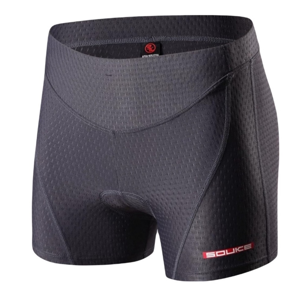 NWT Souke Sports Grey Women’s Padded Cycling Shorts Size XXL